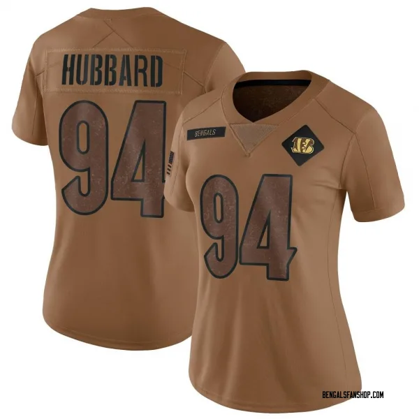 Women's Sam Hubbard Cincinnati Bengals Limited Brown 2023 Salute To Service Jersey