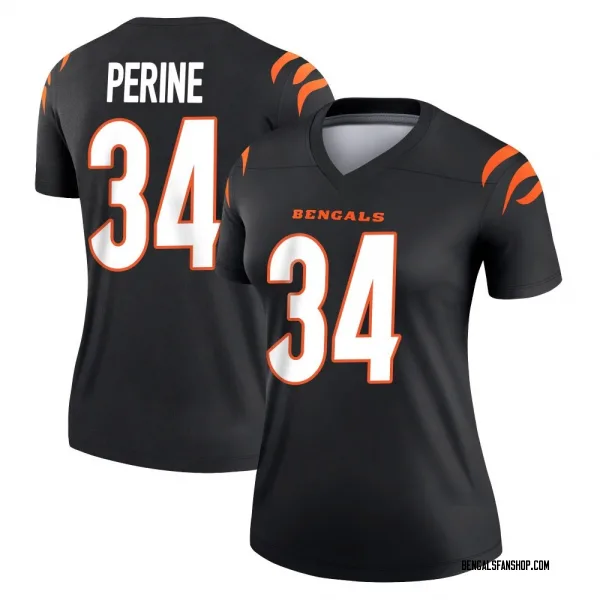 Women's Samaje Perine Cincinnati Bengals Legend Black Jersey