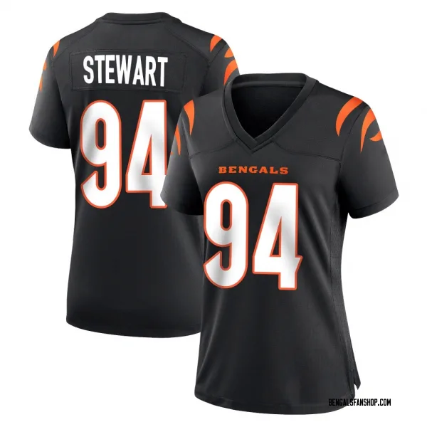 Women's Shemar Stewart Cincinnati Bengals Game Black Team Color Jersey
