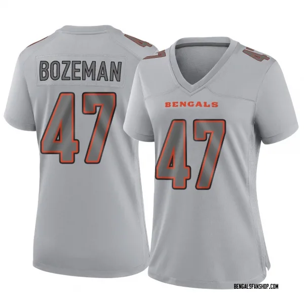 Women's Swayze Bozeman Cincinnati Bengals Game Gray Atmosphere Fashion Jersey