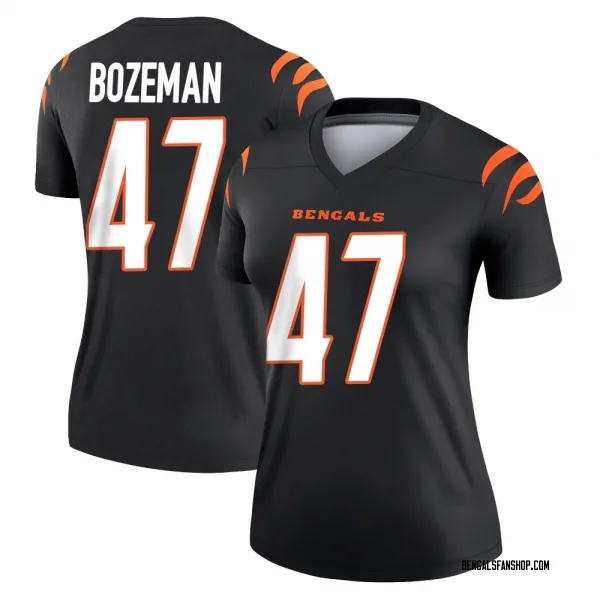 Women's Swayze Bozeman Cincinnati Bengals Legend Black Jersey