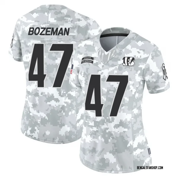 Women's Swayze Bozeman Cincinnati Bengals Limited Arctic Camo 2024 Salute to Service Jersey