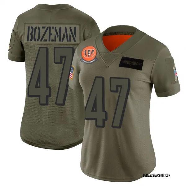 Women's Swayze Bozeman Cincinnati Bengals Limited Camo 2019 Salute to Service Jersey