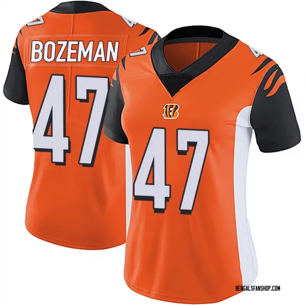 Women's Swayze Bozeman Cincinnati Bengals Limited Orange Vapor Untouchable Jersey