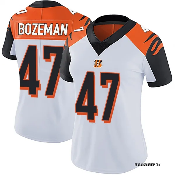 Women's Swayze Bozeman Cincinnati Bengals Limited White Vapor Untouchable Jersey