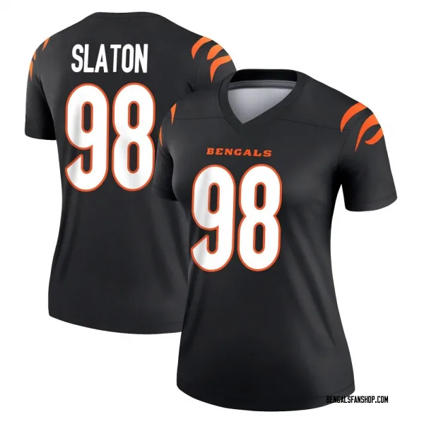Women's T.J. Slaton Cincinnati Bengals Legend Black Jersey