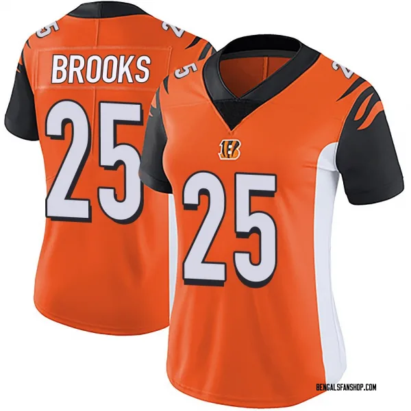 Women's Tahj Brooks Cincinnati Bengals Limited Orange Vapor Untouchable Jersey