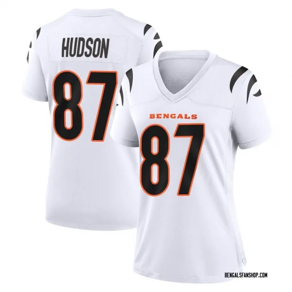Women's Tanner Hudson Cincinnati Bengals Game White Jersey