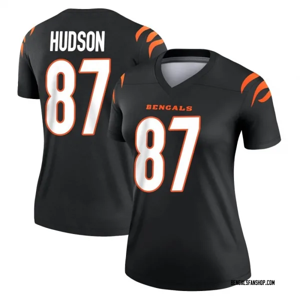 Women's Tanner Hudson Cincinnati Bengals Legend Black Jersey