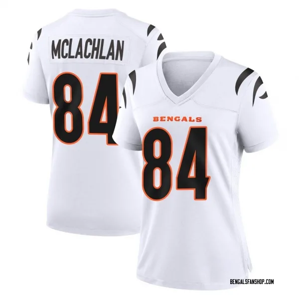 Women's Tanner McLachlan Cincinnati Bengals Game White Jersey
