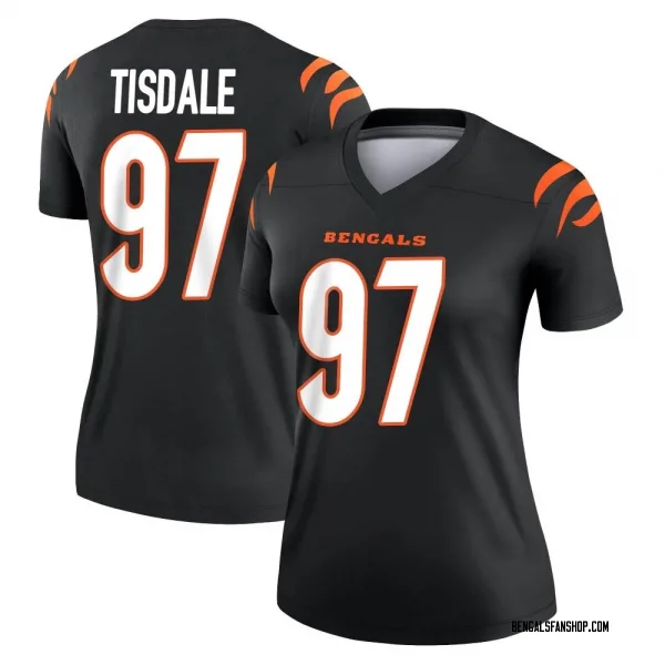 Women's Tariqious Tisdale Cincinnati Bengals Legend Black Jersey