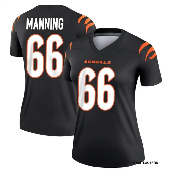 Women's Tashawn Manning Cincinnati Bengals Legend Black Jersey