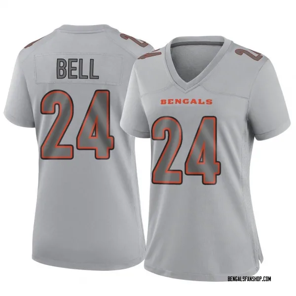 Women's Vonn Bell Cincinnati Bengals Game Gray Atmosphere Fashion Jersey
