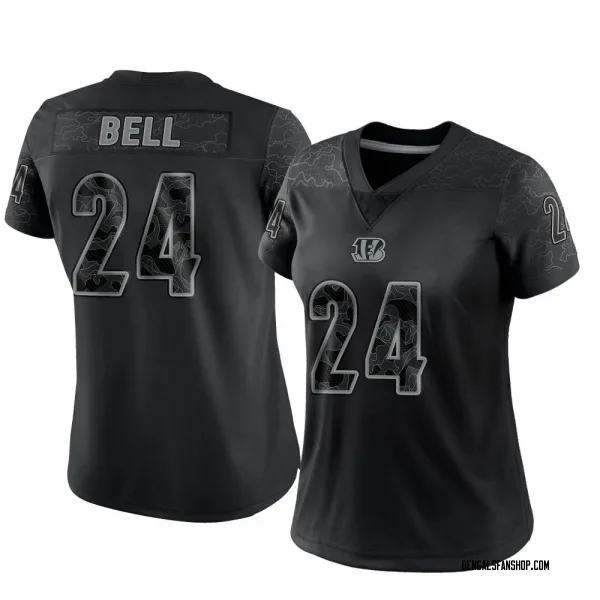Women's Vonn Bell Cincinnati Bengals Limited Black Reflective Jersey