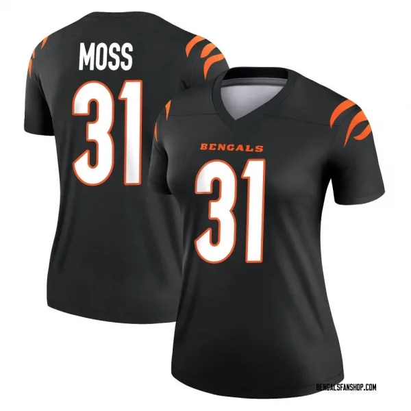 Women's Zack Moss Cincinnati Bengals Legend Black Jersey