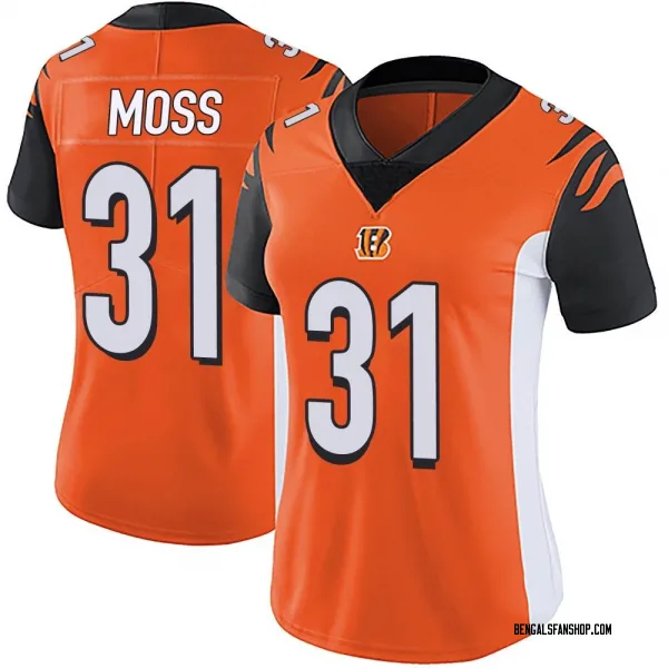 Women's Zack Moss Cincinnati Bengals Limited Orange Vapor Untouchable Jersey