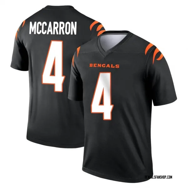 Youth AJ McCarron Cincinnati Bengals Legend Black Jersey