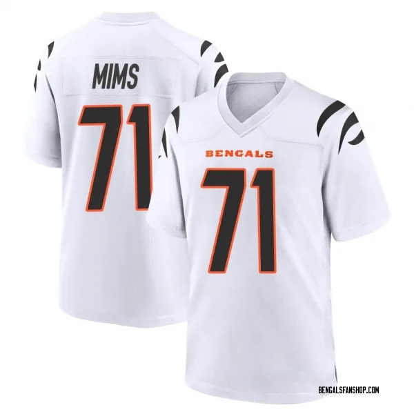 Youth Amarius Mims Cincinnati Bengals Game White Jersey