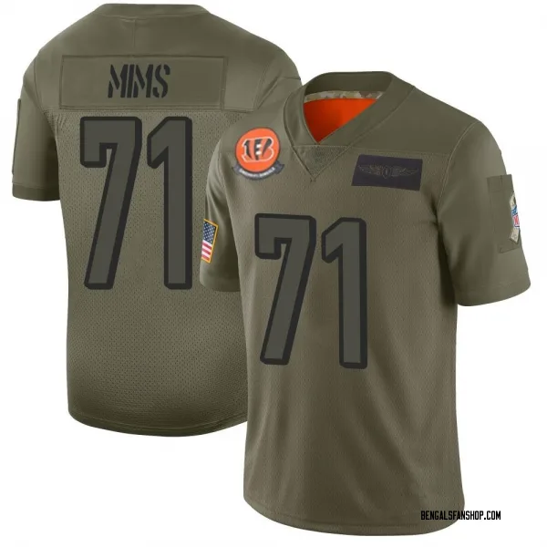 Youth Amarius Mims Cincinnati Bengals Limited Camo 2019 Salute to Service Jersey