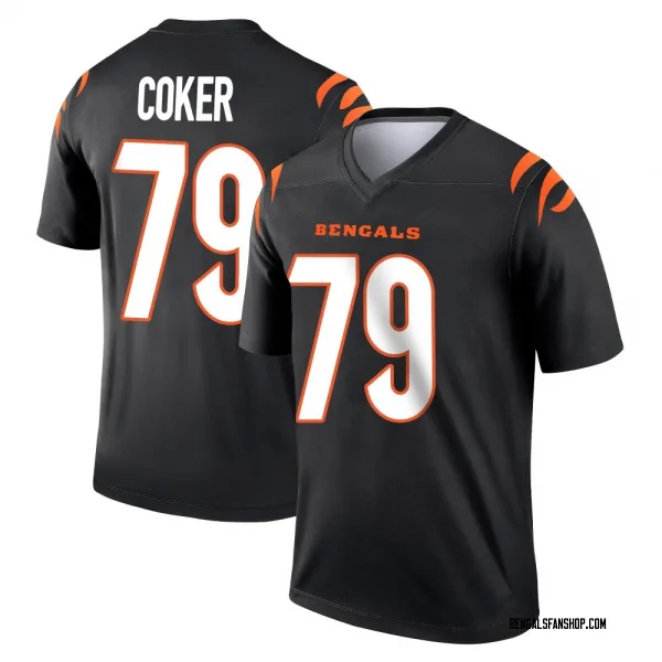 Youth Andrew Coker Cincinnati Bengals Legend Black Jersey