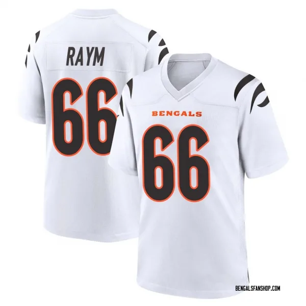 Youth Andrew Raym Cincinnati Bengals Game White Jersey