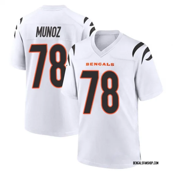 Youth Anthony Munoz Cincinnati Bengals Game White Jersey