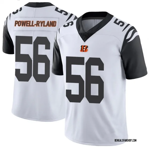 Youth Antwaun Powell-Ryland Cincinnati Bengals Limited White Color Rush Vapor Untouchable Jersey