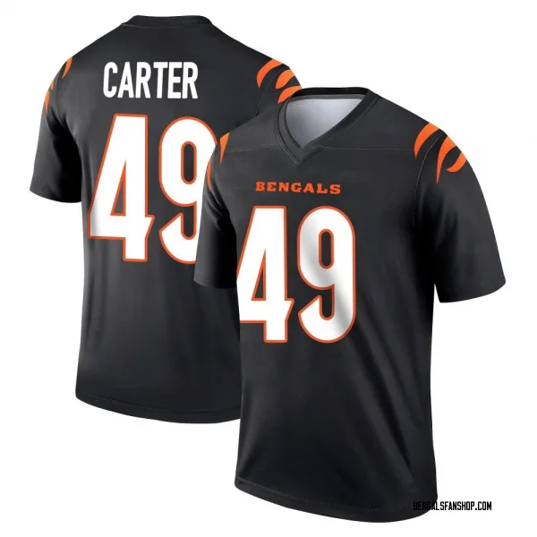 Youth Barrett Carter Cincinnati Bengals Legend Black Jersey