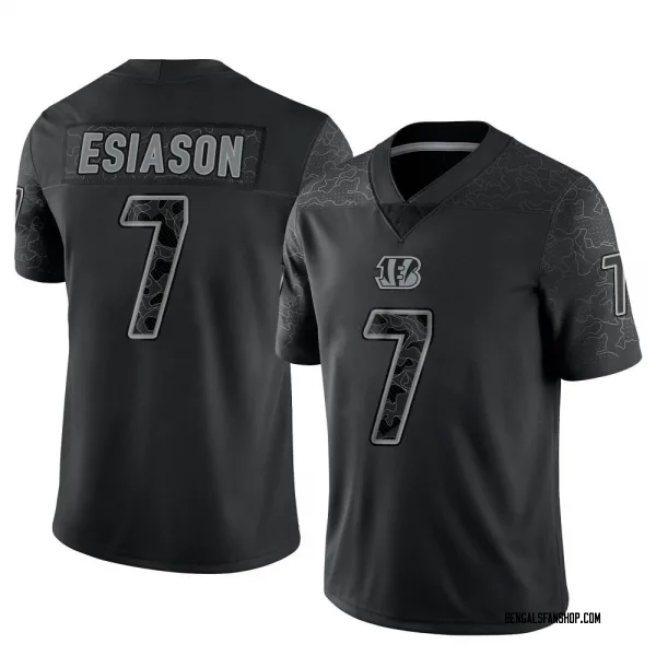 Youth Boomer Esiason Cincinnati Bengals Limited Black Reflective Jersey