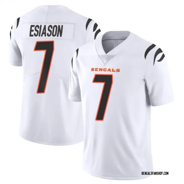 Youth Boomer Esiason Cincinnati Bengals Limited White Vapor Untouchable Jersey