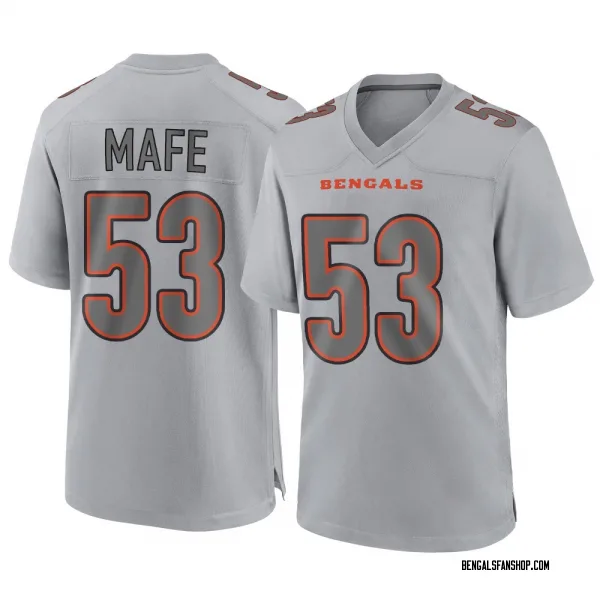Youth Boye Mafe Cincinnati Bengals Game Gray Atmosphere Fashion Jersey