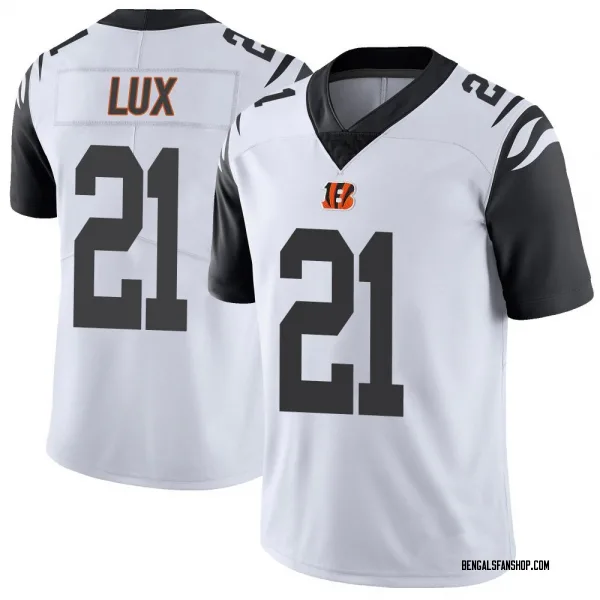 Youth Bralyn Lux Cincinnati Bengals Limited White Color Rush Vapor Untouchable Jersey