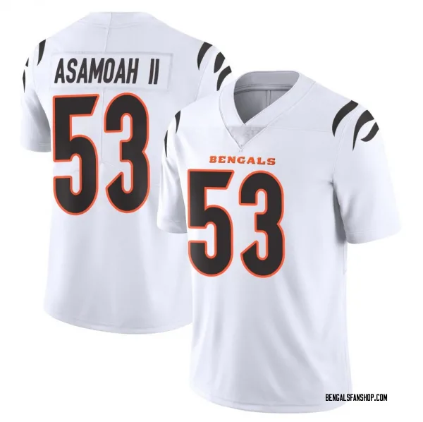 Youth Brian Asamoah II Cincinnati Bengals Limited White Vapor Untouchable Jersey