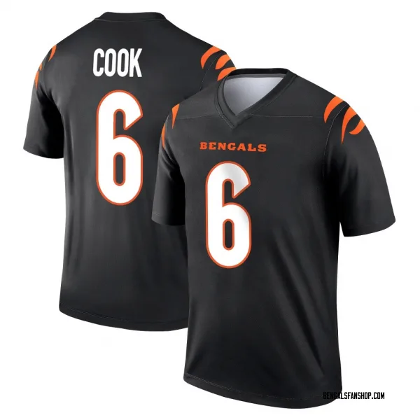 Youth Bryan Cook Cincinnati Bengals Legend Black Jersey