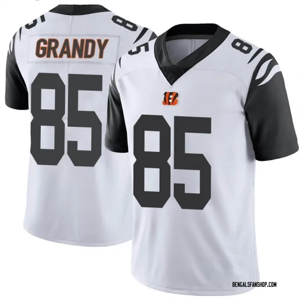 Youth Cam Grandy Cincinnati Bengals Limited White Color Rush Vapor Untouchable Jersey