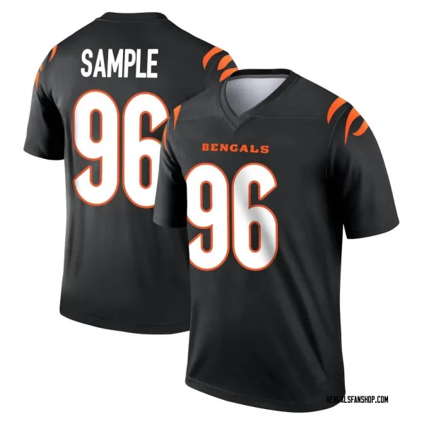 Youth Cam Sample Cincinnati Bengals Legend Black Jersey
