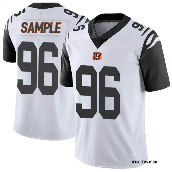 Youth Cam Sample Cincinnati Bengals Limited White Color Rush Vapor Untouchable Jersey