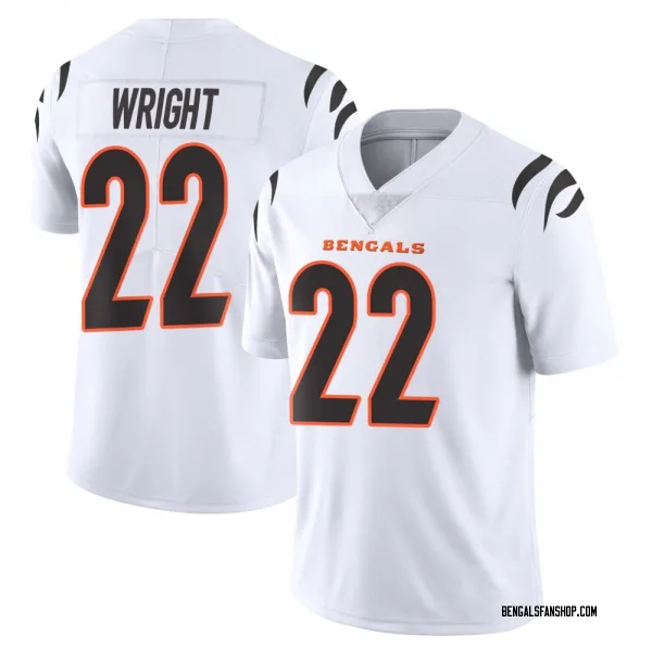 Youth Ceyair Wright Cincinnati Bengals Limited White Vapor Untouchable Jersey