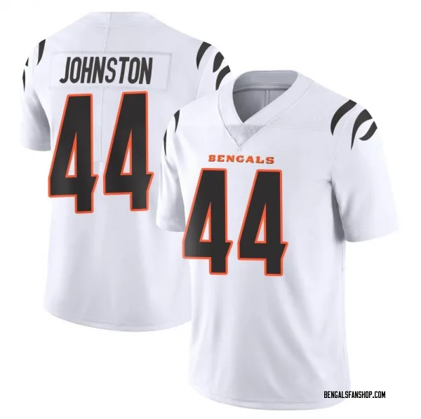 Youth Clay Johnston Cincinnati Bengals Limited White Vapor Untouchable Jersey