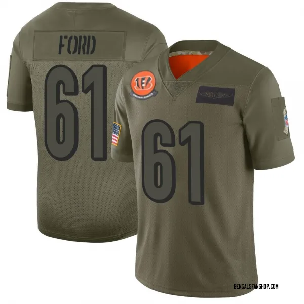 Youth Cody Ford Cincinnati Bengals Limited Camo 2019 Salute to Service Jersey