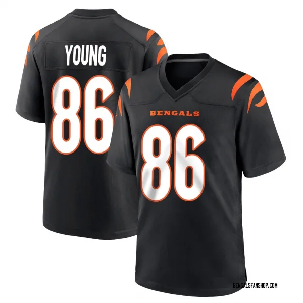 Youth Colbie Young Cincinnati Bengals Game Black Team Color Jersey