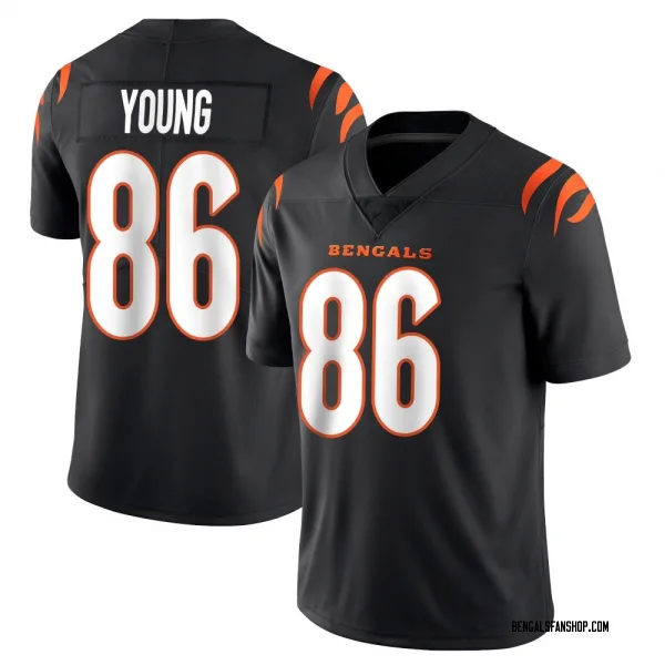 Youth Colbie Young Cincinnati Bengals Limited Black Team Color Vapor Untouchable Jersey