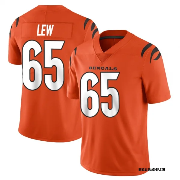 Youth Connor Lew Cincinnati Bengals Limited Orange Vapor Untouchable Jersey