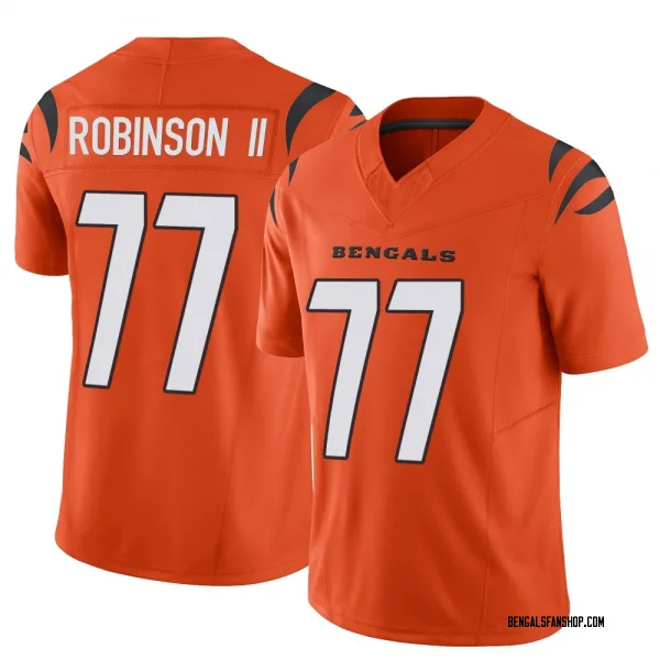 Youth Corey Robinson II Cincinnati Bengals Limited Orange Vapor F.U.S.E. Jersey