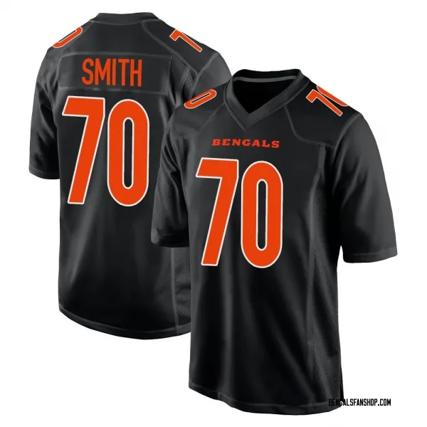 Youth D'Ante Smith Cincinnati Bengals Game Black Fashion Jersey