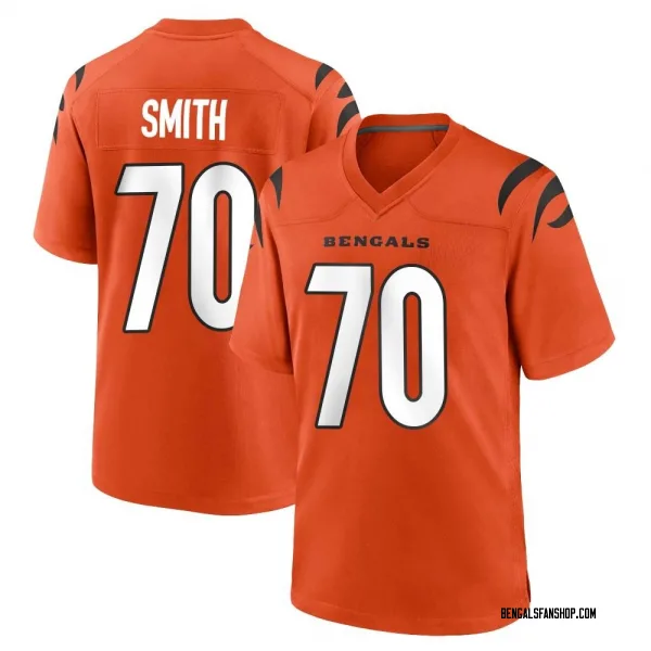 Youth D'Ante Smith Cincinnati Bengals Game Orange Jersey