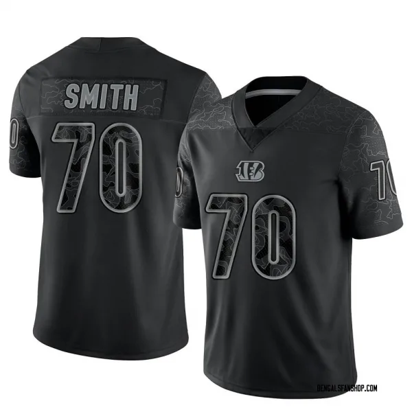 Youth D'Ante Smith Cincinnati Bengals Limited Black Reflective Jersey
