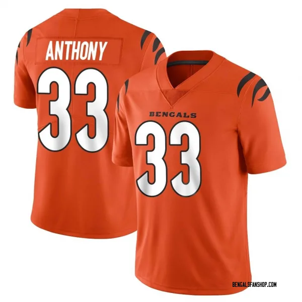 Youth Daijahn Anthony Cincinnati Bengals Limited Orange Vapor Untouchable Jersey