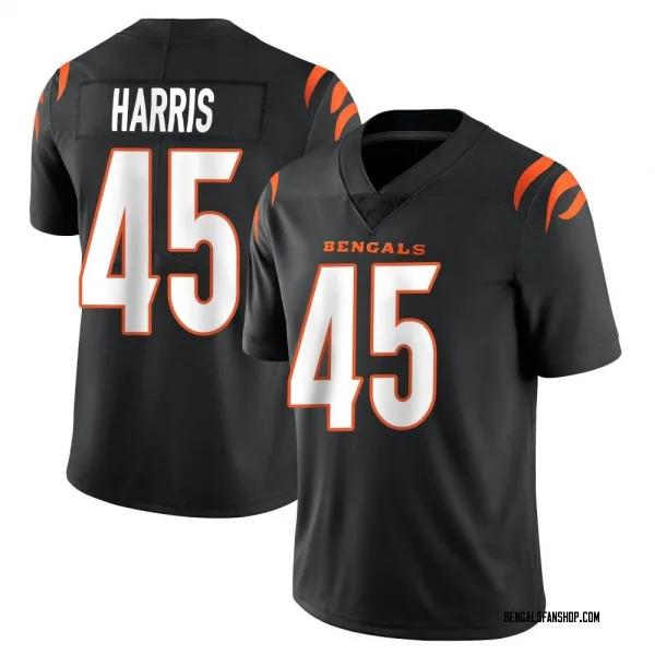 Youth Darien Harris Cincinnati Bengals Limited Black Team Color Vapor Untouchable Jersey