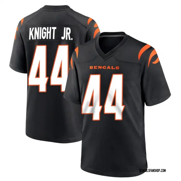 Youth Demetrius Knight Jr. Cincinnati Bengals Game Black Team Color Jersey